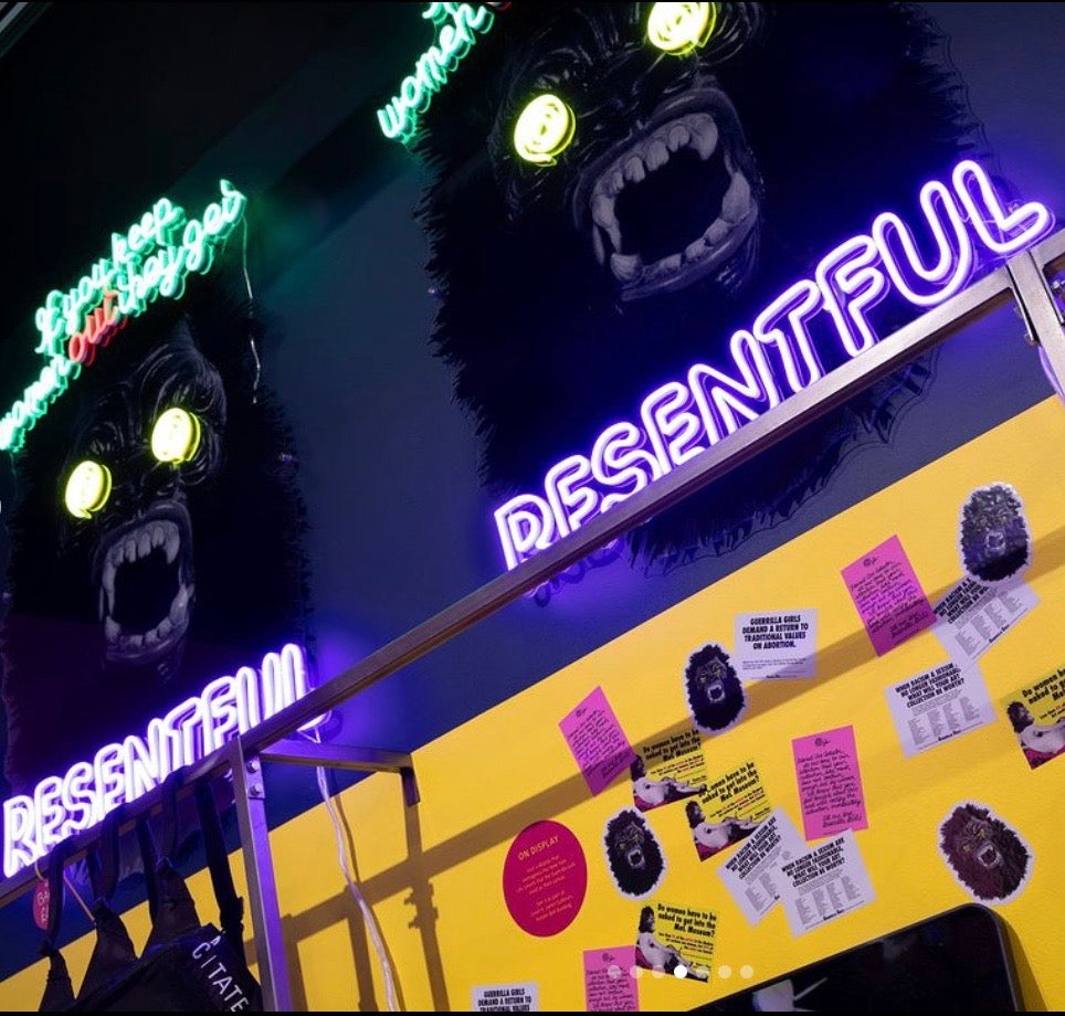 Activist illuminations: Yellowpop collaborates with Guerrilla Girls!